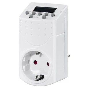 Hama Mini Enchufe Temporizador Digital - Potencia Maxima 1800W - Voltaje 250V - Temporizador - Interruptor de Encendido - Intervalos de 1min - Color B