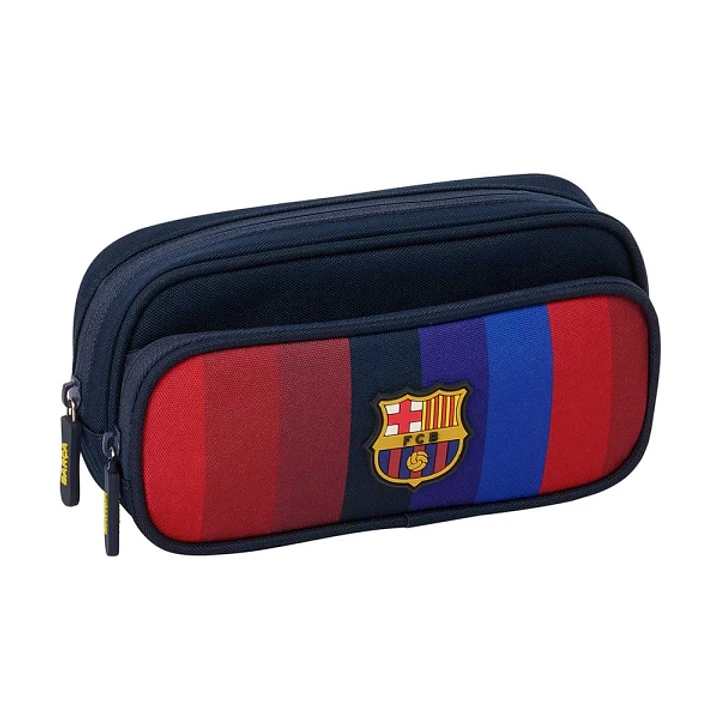 Safta F.C.Barcelona 1ª Equipacion 26/27 Portatodo con Bolsillo - Cremallera - 21x10.5x6cm - Color Azul Noche 1