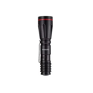 Philips Linterna LED - Pilas Incluidas - 70 Lumenes - Color Negro