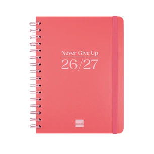 Finocam Cosmo Flex Agenda Escolar 26/27 en Catalan - Semana Vista Horizontal - Formato 4º - 155x212mm - Tapas de Polipropileno - Papel de 80g/m2 - Esp