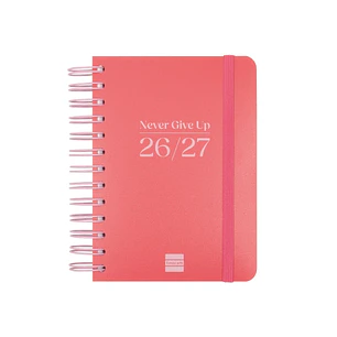 Finocam Cosmo Flex Agenda Escolar 26/27 en Catalan - 1 Dia por Pagina - Formato 8º - 120x169mm - Tapas de Polipropileno - Papel de 80g/m2 - Espiral - 