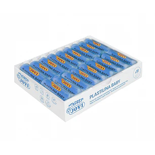 Jovi Baby Caja de 18 Pastillas de Plastilina 38gr - Pasta Modelar Super Blanda - Estimula Creatividad y Sensibilidad Tactil - Fortalece Musculos de De