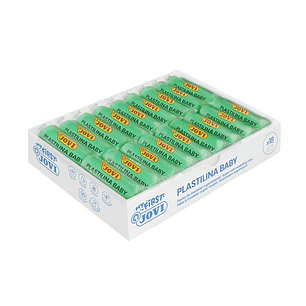 Jovi Baby Caja de 18 Pastillas de Plastilina 38gr - Pasta Modelar Super Blanda Verde - Estimula Movimiento y Fortalecimiento Muscular - Fomenta Estimu