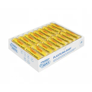Jovi Baby Caja de 18 Pastillas de Plastilina 38gr - Pasta Modelar Super Blanda - Estimula Creatividad y Sensibilidad Tactil - Fortalece Musculos de Ma