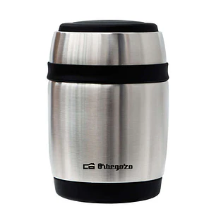 Orbegozo TRSL 380 Termo Pequeño Antiderrame - Capacidad 350ml - Acero Inoxidable - Conserva Temperatura 12 Horas - Taza Aislante Termica - Diseño Comp