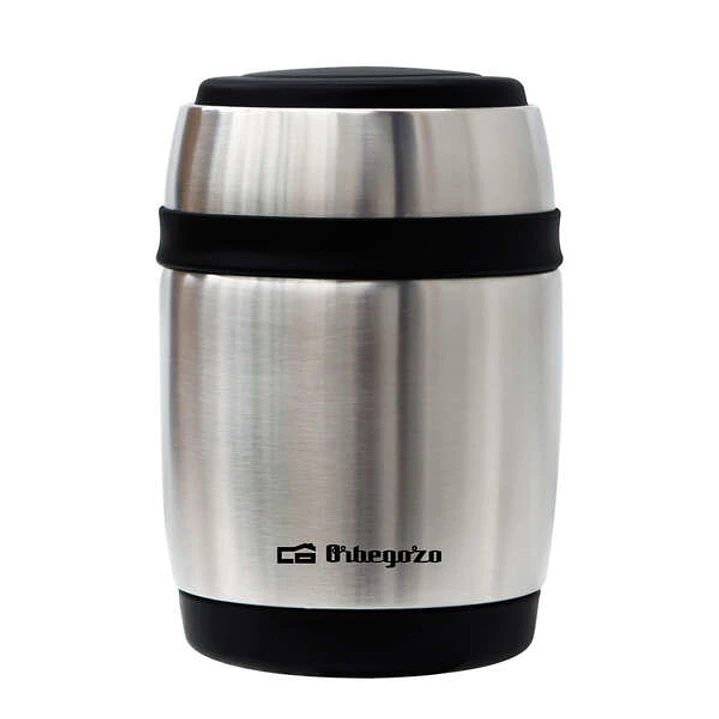 Orbegozo TRSL 380 Termo Pequeño Antiderrame - Capacidad 350ml - Acero Inoxidable - Conserva Temperatura 12 Horas - Taza Aislante Termica - Diseño Comp 1