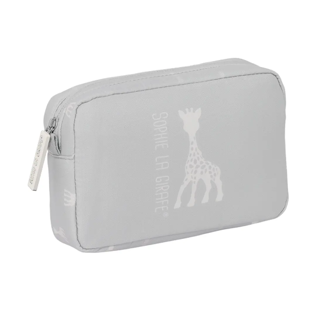 Safta Sophie la Girafe Mum Neceser de 1.43L - Compartimento con Cremallera - Resistente al Agua - Compacto - Ideal para Viajes - 200x55x130mm - Color  1