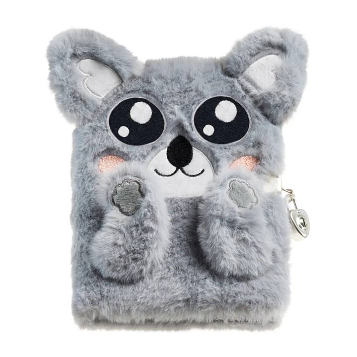 Miquel Rius Back2Fun Diario Secreto Peluche Koala - 80 Hojas Rayadas de Papel 80gr - Cierre con Llave 1