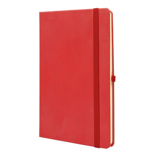 Finocam Class Cuaderno de Tapa Dura - 96 Hojas - 130x210mm - Papel Crema de 80g/m2 - Liso - Bolsillo Interior - Cierre con Goma - Hojas Microperforada