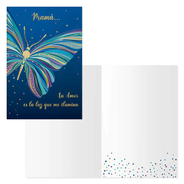 Dohe Pack de 6 Tarjetas de Felicitacion Dia de la Madre - 11.5x17cm - Impresas a Todo Color - Estampaciones con Pelicula de Color - Estampacion en Sec 1