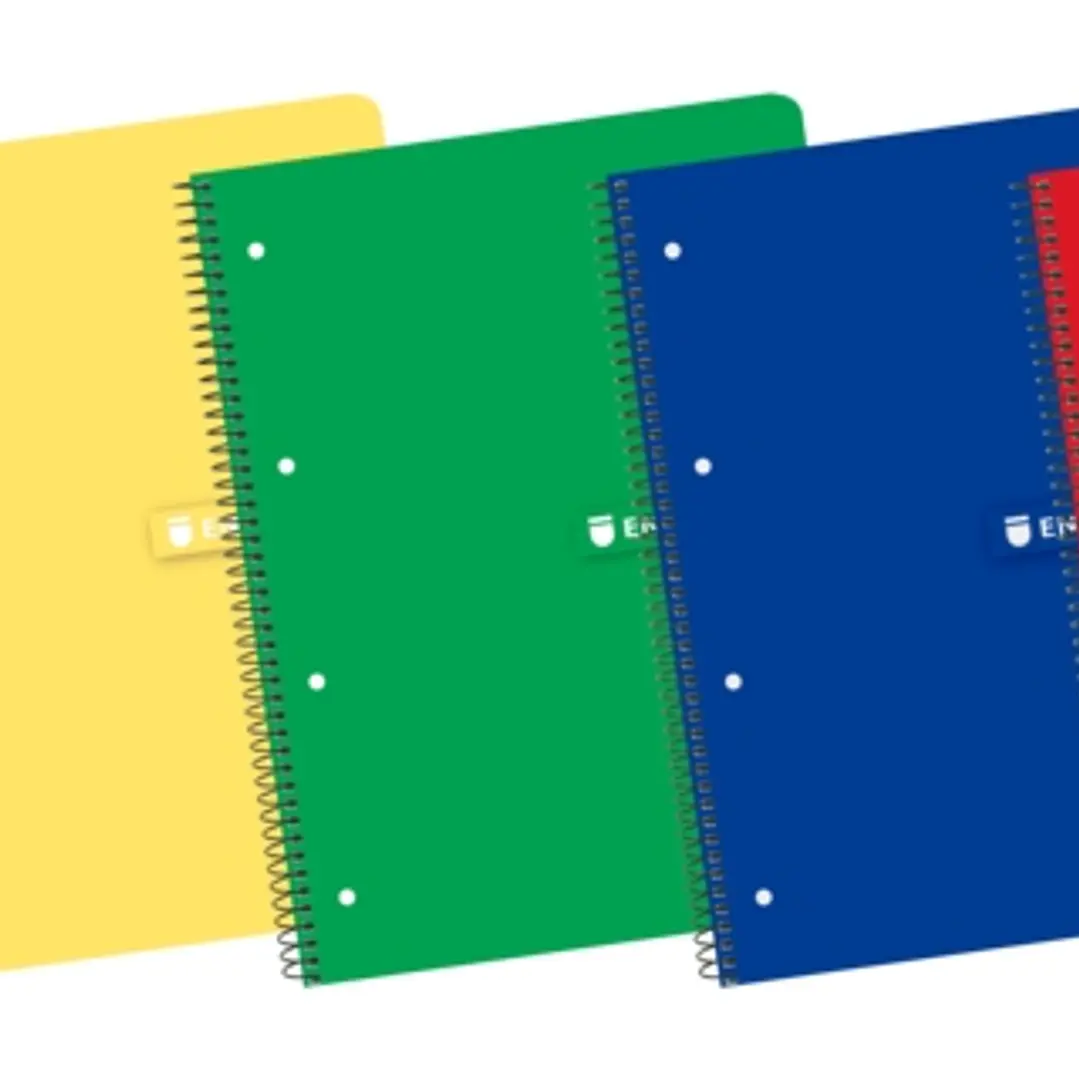 Enri Europeanbook1 A4+ - Cuaderno de Tamaño A4+ - Espiral - Tapa Blanda - Cuadricula de 5x5 1