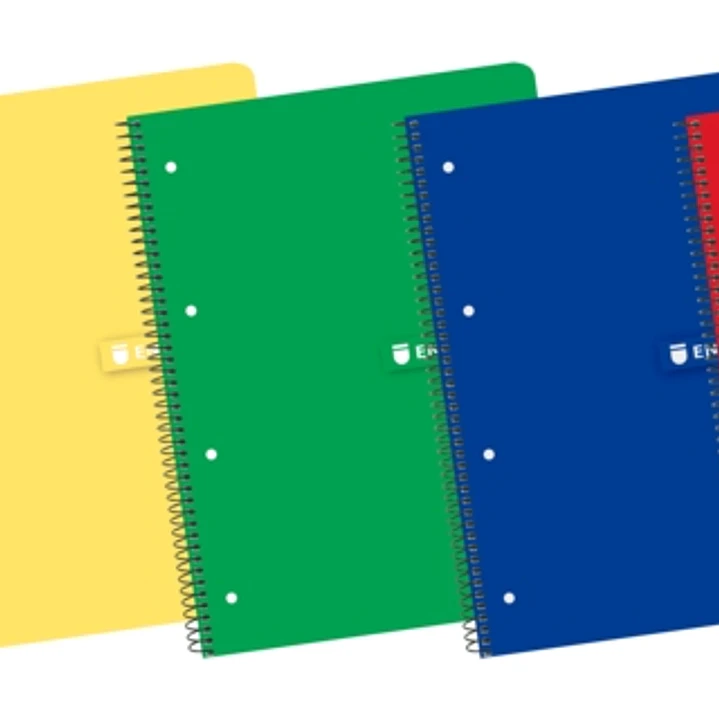 Enri Europeanbook1 A4+ - Cuaderno de Tamaño A4+ - Espiral - Tapa Blanda - Cuadricula de 5x5 1