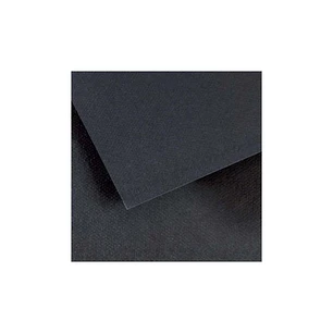 Canson Mi-Teintes Pack de 10 Hojas 160 g/m² - Tamaño 50 x 65cm - Doble Cara Grano Nido de Abeja y Grano Fino - Certificado FSC - Color Negro