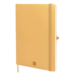 Finocam Nexo Cuaderno de Tapa Blanda - 72 Hojas - Formato B5 - 176x250mm - Papel Crema de 80g/m2 - Liso - Bolsillo Interior - Cierre con Goma - Hojas 
