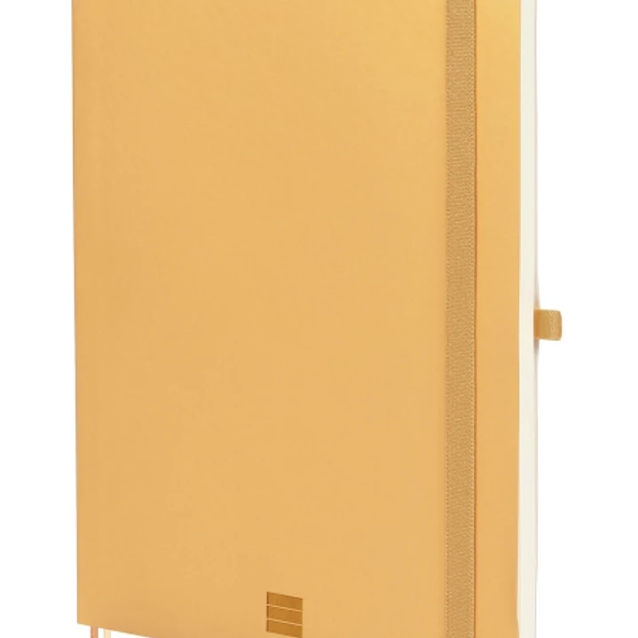 Finocam Nexo Cuaderno de Tapa Blanda - 72 Hojas - Formato B5 - 176x250mm - Papel Crema de 80g/m2 - Liso - Bolsillo Interior - Cierre con Goma - Hojas  1