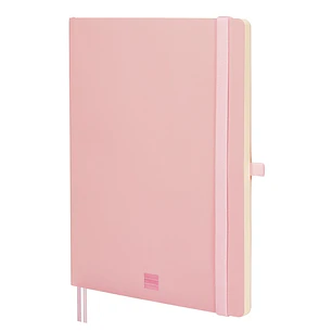 Finocam Nexo Cuaderno de Tapa Blanda - 72 Hojas - Formato B5 - 176x250mm - Papel Crema de 80g/m2 - Liso - Bolsillo Interior - Cierre con Goma - Hojas 