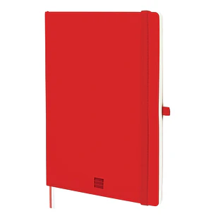 Finocam Nexo Cuaderno de Tapa Blanda - 72 Hojas - Formato B5 - 176x250mm - Papel Crema de 80g/m2 - Liso - Bolsillo Interior - Cierre con Goma - Hojas 