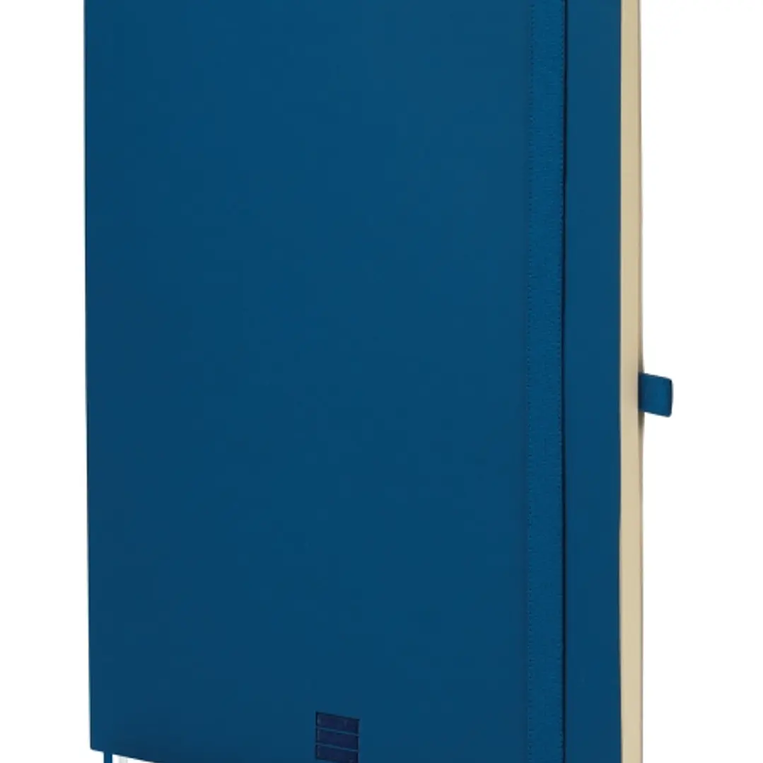 Finocam Nexo Cuaderno de Tapa Blanda - 72 Hojas - Formato B5 - 176x250mm - Papel Crema de 80g/m2 - Bolsillo Interior - Cierre con Goma - Portaboligraf 1