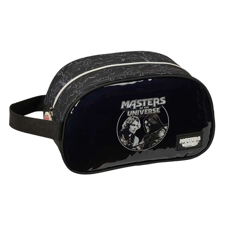Safta Masters of the Universe Neceser - Adaptable a Carro - Asa de Mano Lateral - 26x15x12cm - Color Gris y Negro 1
