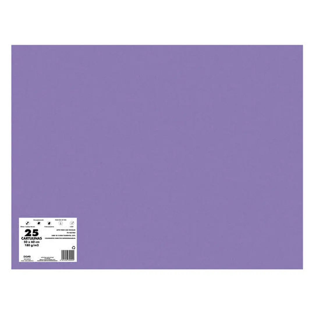 Dohe Cartulinas de Colores de 180 G/M2 - PH Neutro - Libres de Cloro Elemental - Biodegradables - 50x65cm 1