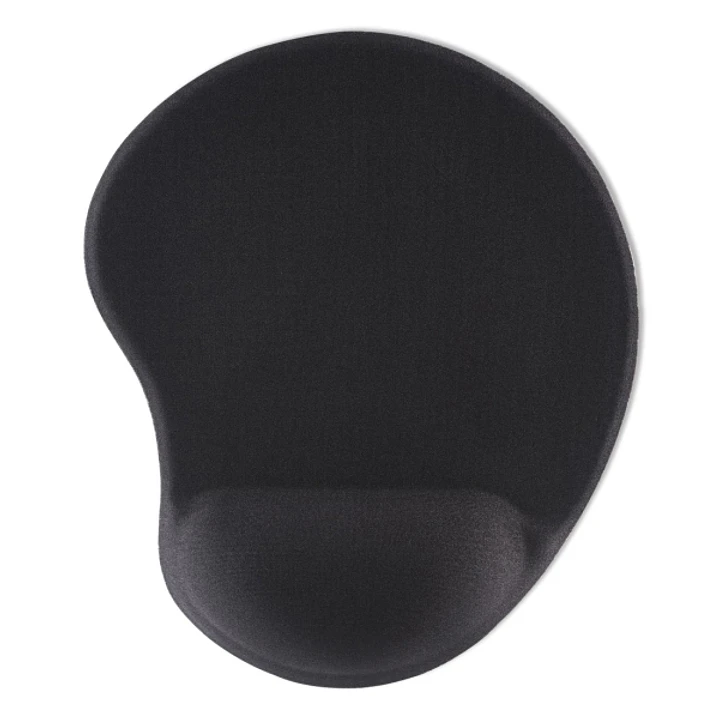Hama Ergo Alfombrilla para Raton - Ergonomico - Base Antideslizante - Efecto Memoria - 21.5x25.5x2.1cm - Color Negro 1