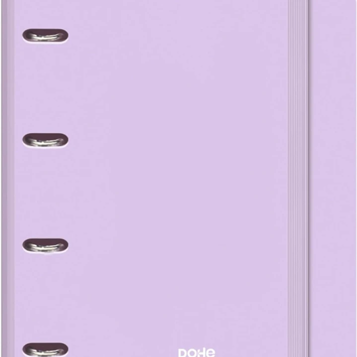 Dohe Serenity Polyfoam Carpeta de 4 Anillas Mixtas de 35mm A4 Recambio 100 Hojas Cuadricula 5mm - Cubierta de Polyfoam 2mm - Cierre con Goma - Incluye 1