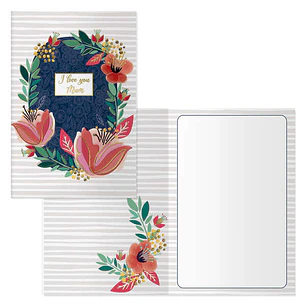 Dohe Pack de 6 Tarjetas de Felicitacion Dia de la Madre - 11.5x17cm - Impresas a Todo Color - Estampaciones con Pelicula de Color - Estampacion en Sec