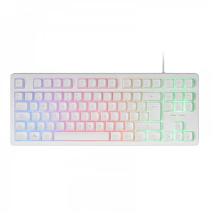 Mars Gaming MK023 Teclado Gaming - Tecnologia H-Mech RED - Iluminacion FRGB - Anti-Ghosting - Compatibilidad Universal - Estructura Robusta - Color Bl
