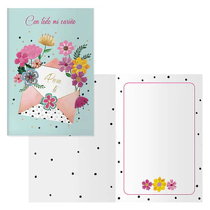 Dohe Pack de 6 Tarjetas de Felicitacion - 11.5x17cm - Impresion a Todo Color - Estampaciones con Pelicula de Color - Estampacion en Seco - Papel Offse
