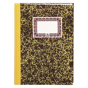 Dohe Cuaderno Cartone Modelo Cuentas Corrientes de 100 Hojas - Folio Natural - Tapa en Tres Piezas con Lomera de Tela - Interior en Papel Offset de 70