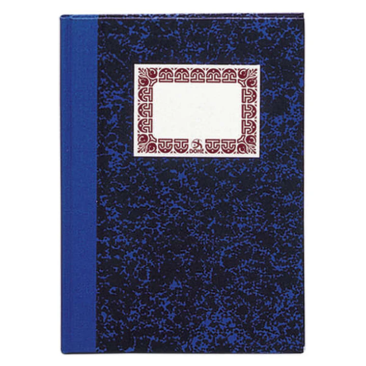 Dohe Cuaderno Cartone Rayado Horizontal de 100 Hojas - Folio Natural - Tapa en Tres Piezas con Lomera de Tela - Interior en Papel Offset de 70g/m2 - C 1