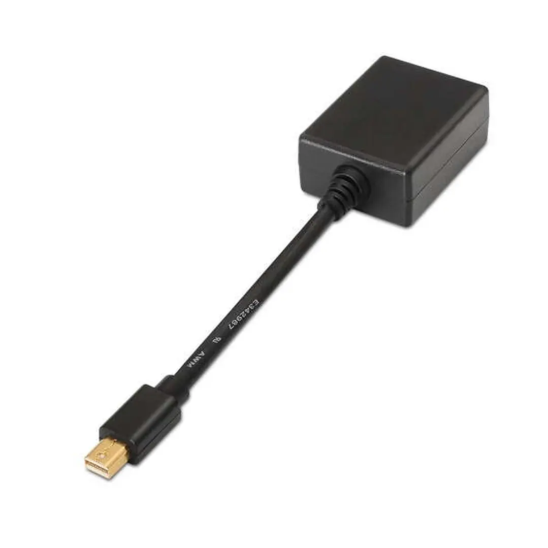 Aisens Conversor Mini DP a SVGA - mDP/M-SVGA Hembra - 15cm - Color Negro 1
