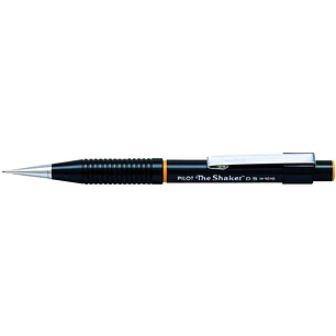 Pilot Portaminas The Shaker H-1010 - Mina de 0.5mm - Punta Metalica Retractil - Clip Metalico - Color Negro