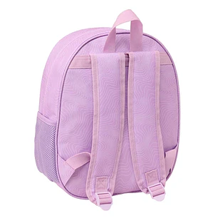 Safta K-Pop Demon Hunters Iconic Mochila 3D - Portabotellas - Hombreras Acolchadas - Asa de Mano Superior - 27x33x10cm - Color Lavanda