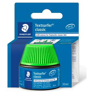 Staedtler Bote de Tinta para Recarga Marcador Textsurfer 364 - Capacidad 30ml - Color Verde