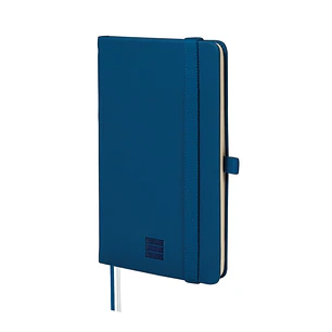 Finocam Nexo Cuaderno de Tapa Dura - 72 Hojas - 90x150mm - Rayado Horizontal - Papel Crema de 80g/m2 - Bolsillo Interior - Portaboligrafo - Hojas Micr