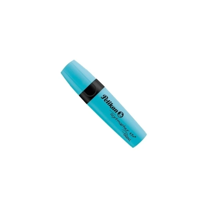 Pelikan Textmarker 490 Marcador Fluorescente - Ergonomico - Base de Agua - Punta Biselada con 3 Anchos de Trazo - Color Verde Agua 1