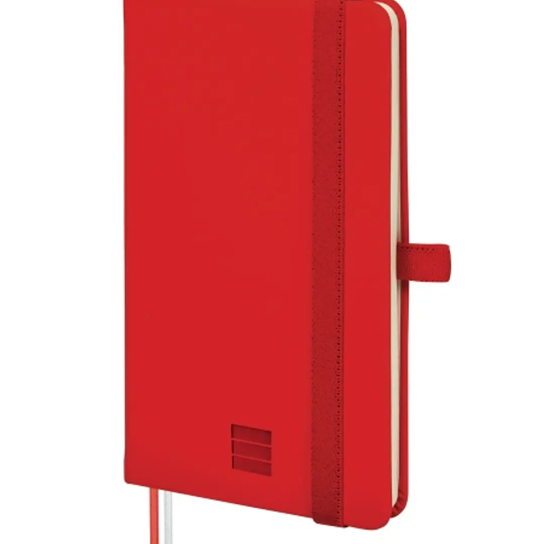 Finocam Nexo Cuaderno de Tapa Dura - 72 Hojas - 90x150mm - Rayado Horizontal - Papel Crema de 80g/m2 - Bolsillo Interior - Portaboligrafo - Hojas Micr 1