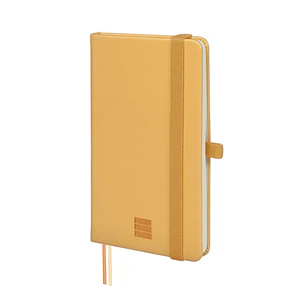 Finocam Nexo Cuaderno de Tapa Dura - 72 Hojas - 90x150mm - Papel Crema de 80g/m2 - Bolsillo Interior - Cierre con Goma - Portaboligrafo - Hojas Microp