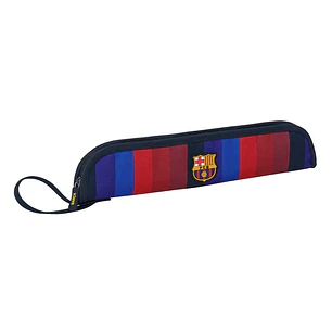 Safta F.C.Barcelona 1ª Equipacion 26/27 Portaflautas - Interior Acolchado - Alojamiento para Varilla - Asa Lateral - Borde Reforzado - 37x8x2cm - Colo