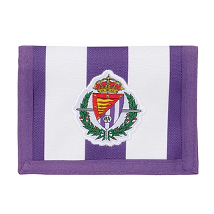 Safta Real Valladolid Billetera - Cabecera para Colgar - Cierre con Velcro - Compartimentos Internos - Bolsillo para Monedas - 125x10x95mm - Color Mor