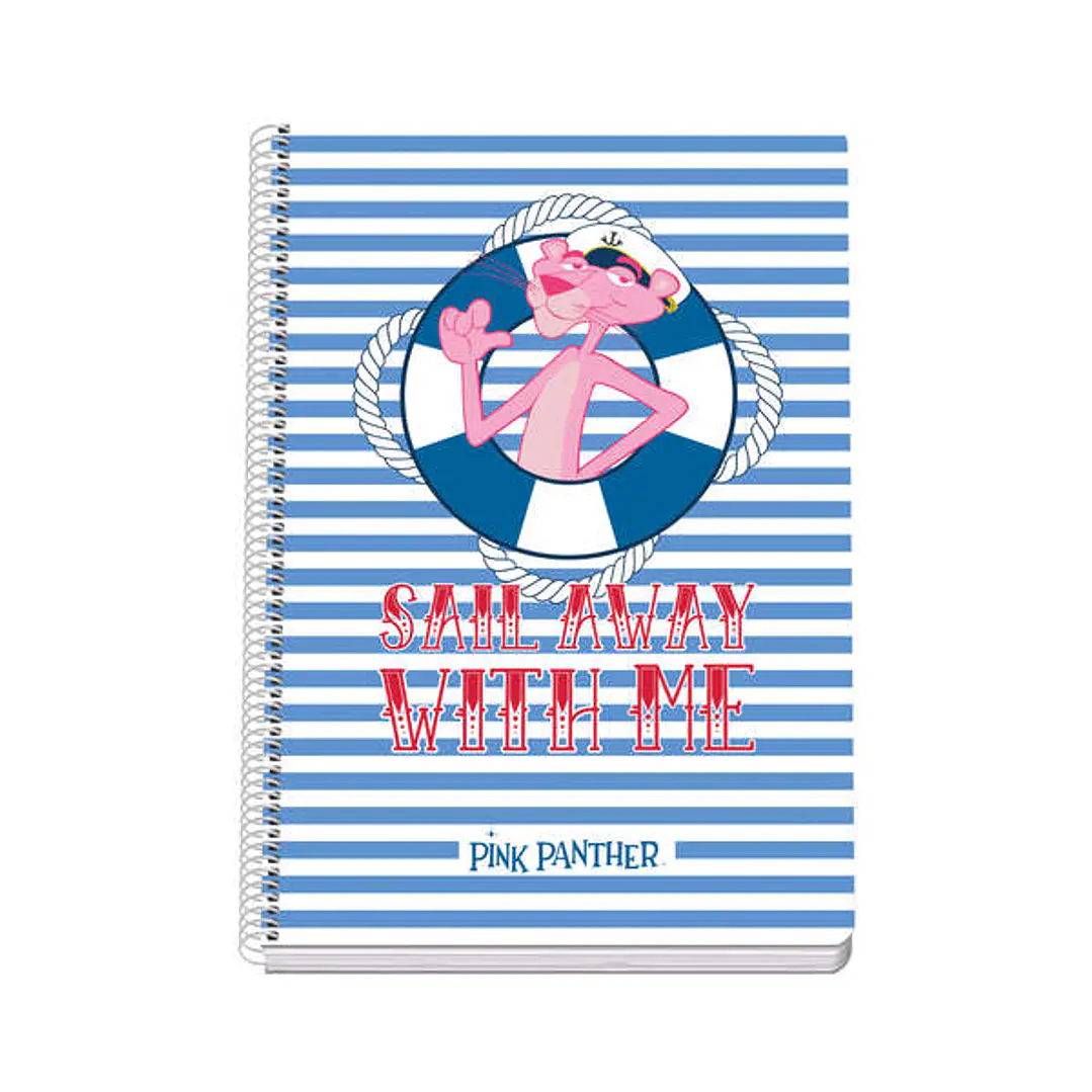 Dohe Cuaderno Tamaño Folio - Cubierta en Cartulina Contracolada - Impresion a Todo Color - Guardas Impresas - Encuadernado en Espiral Metalico Blanco  1