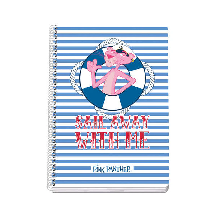 Dohe Cuaderno Tamaño Folio - Cubierta en Cartulina Contracolada - Impresion a Todo Color - Guardas Impresas - Encuadernado en Espiral Metalico Blanco  1