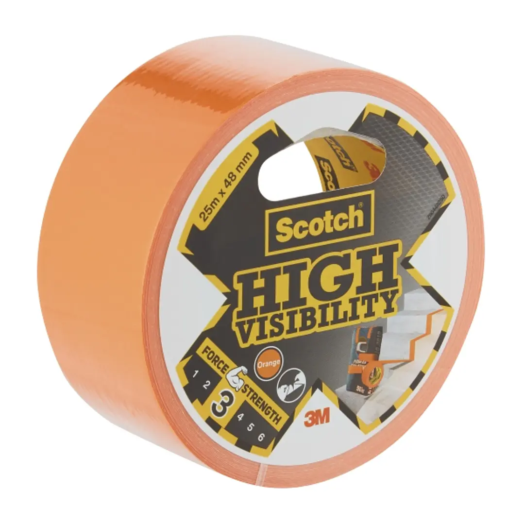 Scotch Cinta Adhesiva Americana - 25M X 48mm - Color Naranja 1