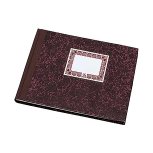 Dohe Cuaderno Cartone Modelo Caja de 100 Hojas - Cuarto Apaisado - Tapa en Tres Piezas con Lomera de Tela - Interior en Papel Offset de 70g/m2 - Cosid