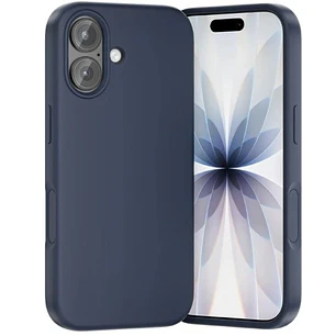 Vention Funda de Silicona para Iphone 17 - Anillo Magnetico MagSafe - Compatible con Carga Inalambrica - Color Azul