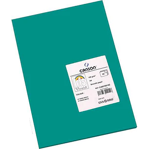 Canson Guarro Pack de 50 Cartulinas Iris A4 de 185g - 21x29.7cm - Color Verde Menta
