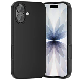 Vention Funda de Silicona para Iphone 17 - Anillo Magnetico MagSafe - Compatible con Carga Inalambrica - Color Negro