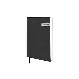 Finocam Dynamic Porto Agenda en Catalan - Anual 2026 - Sin Cierre - Formato Y10 - 145x23x210mm - 1 Dia por Pagina - Color Negro