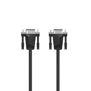 Hama Essential Cable VGA - Cable 1.5m - Full HD - Blindaje Doble - 75 Ohm - Color Negro